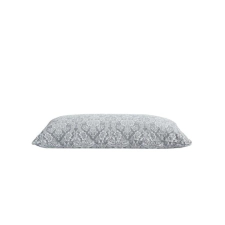 Pillow Orthopedic roller with buckwheat luster, size 20x50 cm, damask, color gray color-1