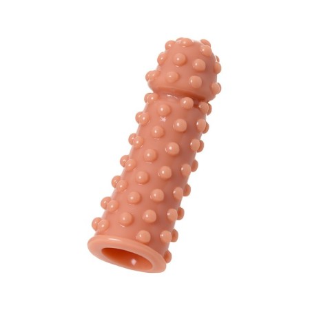 Kokos nozzle is realistic with additional stimulation, TPE, bodily, 12.7 cm-5