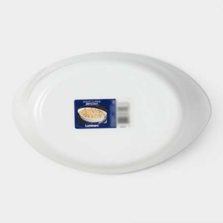 Baking form Luminarc Smart Cuisine Carine, 21 × 13 cm, oval, glass ceramics, white-4