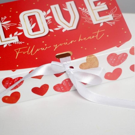 Gift folding box, packaging, “Love”, 16.5 x 12.5 x 5 cm-3