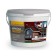 Paint for roofs and basements, 3 kg, red-brown color