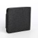 Women's wallet on the button, black color