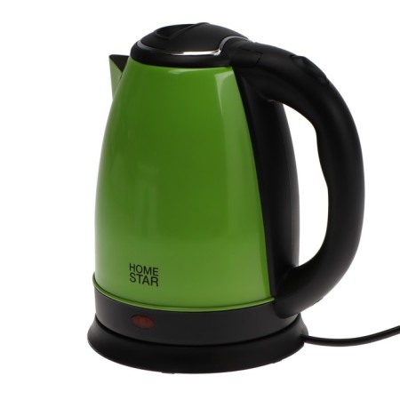 Electric kettle Homestar HS-1010, metal, 1.8 l, 1500 watts, green-1