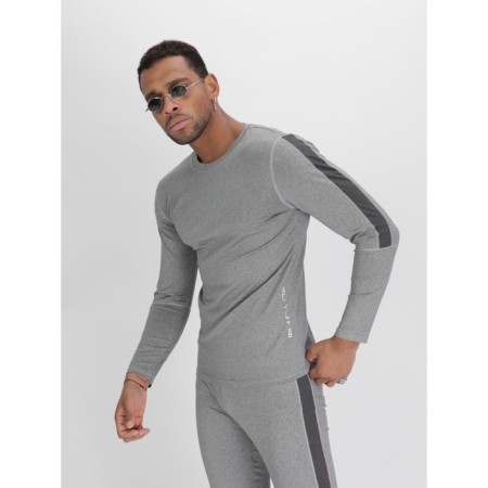 Thermal underwear is male, size 46-48, the color is light gray-11
