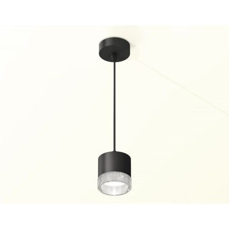 Suspended lamp with composite crystal Ambrella Light, XP8111040, GX53 LED 12 W, Black sand color, transparent-1