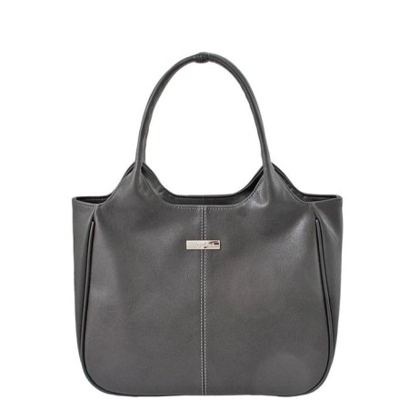 Bag Women's claim. Kozh, lightning, gray color