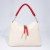 Beige/red