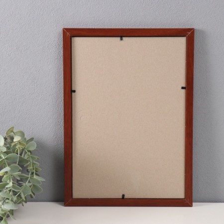 Photo frame 21x30 cm MDF. No. 6 Italian walnut, width. 20 mm, thickness. 12 mm (plastic screen)-2