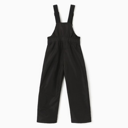 Semi -combines insulated for boys, black color, height 92 cm-4