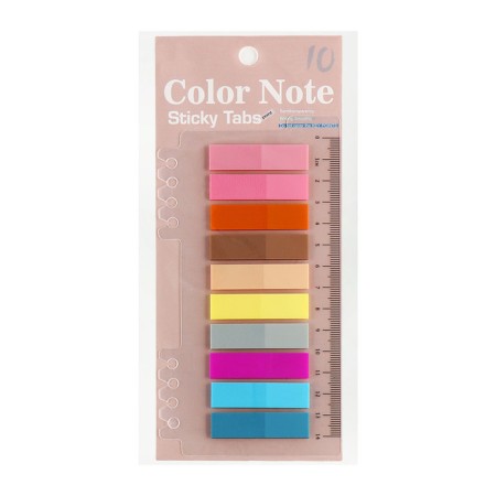 Block-filling with sticky edge plastic 20l x 10 colors pastel, 12mm x 45mm-2