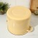 Cylindrical pan, 9 l, induction, without decor, beige color