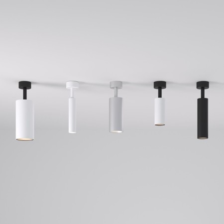 Lamp ceiling Elektrostandard, Diffe Led 10 W, 52x57x175 mm, IP20, black color-2