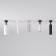 Lamp ceiling Elektrostandard, Diffe Led 10 W, 52x57x175 mm, IP20, black color