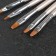 A set of confectionery brushes for decoration "Crystal", 5 pcs