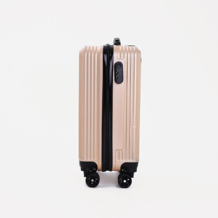 Small suitcase 20 ", lightning department, code castle, beige color-3
