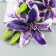 Artificial flowers "Lilia Galant" d-13 cm 66 cm, purple