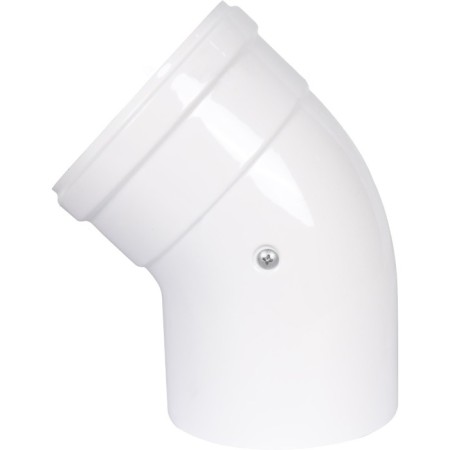 The chimney element Rommer RCA-8610-000045, condensation, D = 60/100 mm, 45 °-2