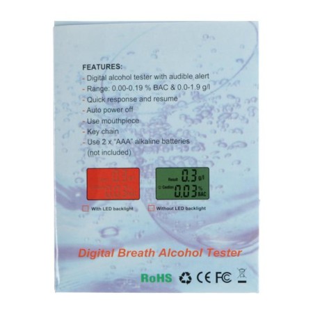 Alcotester, LCD screen, LK-1-3