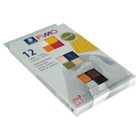 A set of plastic - polymer clay, Soft "natural colors", 12 colors of 25 g-2