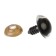 Rifle eyes with plugs, “sparkles” set 24 pcs, size 1 pc: 1.8 cm, brown color