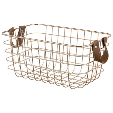 Bergenson Bjorn Benoy storage basket, 31.3x20x15 cm, golden color