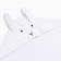 Set of crumb I (towel-angle, mitten, bib), white, 100% HL, 360 gr/m2