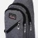 Male sling bag from textiles, gray color
