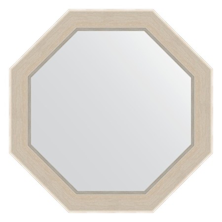 Mirror in the baguette frame, poisoned silver 52 mm, 49x49 cm