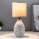 Radiy table lamp E14 40W gray 12.5x12.5x30cm Risalux