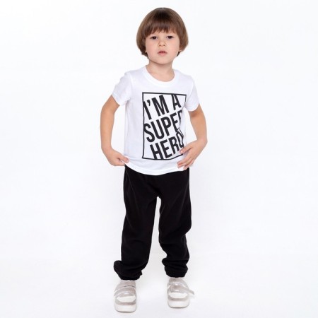 Baby trousers, black color, height 110 cm