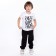 Baby trousers, black color, height 110 cm