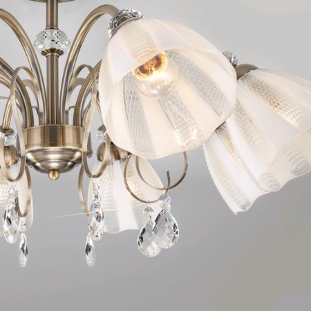 Chandelier 30155/8, 8x60W E14, bronze color-2