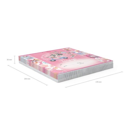 Student notebook 18 sheets in the Erichkrause Flower Scooter line, with print-5