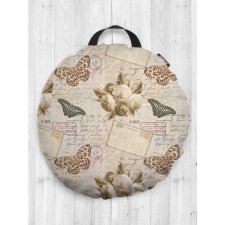 Pillow Sidushka “Letter from the past”, decorative, D = 52 cm