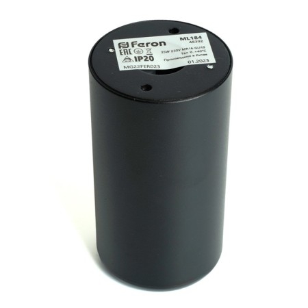 Ceiling light Feron ML184, IP20, GU10, 35 W, 54x54x100 mm, black color black-4