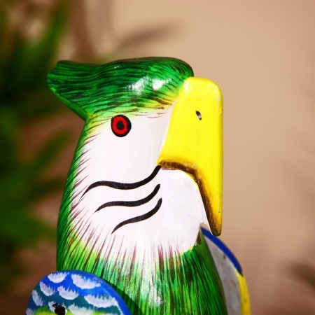 Souvenir "Parrot" hanging paws, tree 40 cm-5