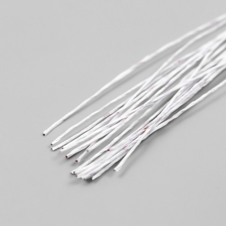 Wire for creativity "White" (set of 20 pcs) 0.37 mm, 36 cm-1