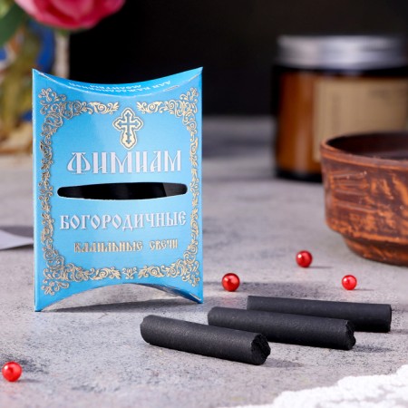 A set of traditional Russian incense Fimiam "Theotokos", small
