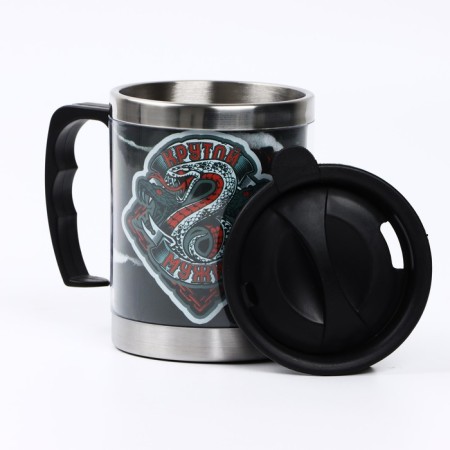 New Year. Thermal circle "Cool man", 400 ml-3