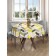 The tablecloth “Zigzag's paints”, round, Saten, d = 150 cm