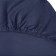 Elevanine sheet of dark blue in color Essential, size 160x200x28 cm