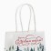 Gift package "Happy New Year", white craft, 12 x 21 x 9 cm, new year