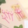 Candles for the cake, 4 pcs "Magic wand. Stars", pink