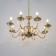 Maldiva chandelier 8he14 40w gold 62x62x32-82cm Bayerlux