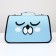 Bag - Carriage for animals "Sleepy dog", frame, size L, 53 x 21 x 29 cm, blue