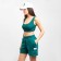 Top female shortened Mist Old School size 42, green color