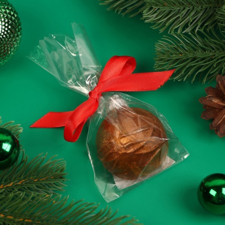New Year. Figure bombing with marshmallow "Christmas ball", 28 g ± 5 %-1