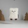 Souvenir "White owl" 5x8.8x10 cm