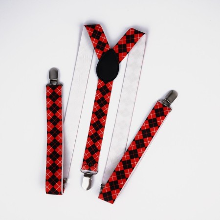 Adults adults, width 2.5 cm, red/black color-1