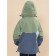 Windbreaker for boys, height 110 cm, green color